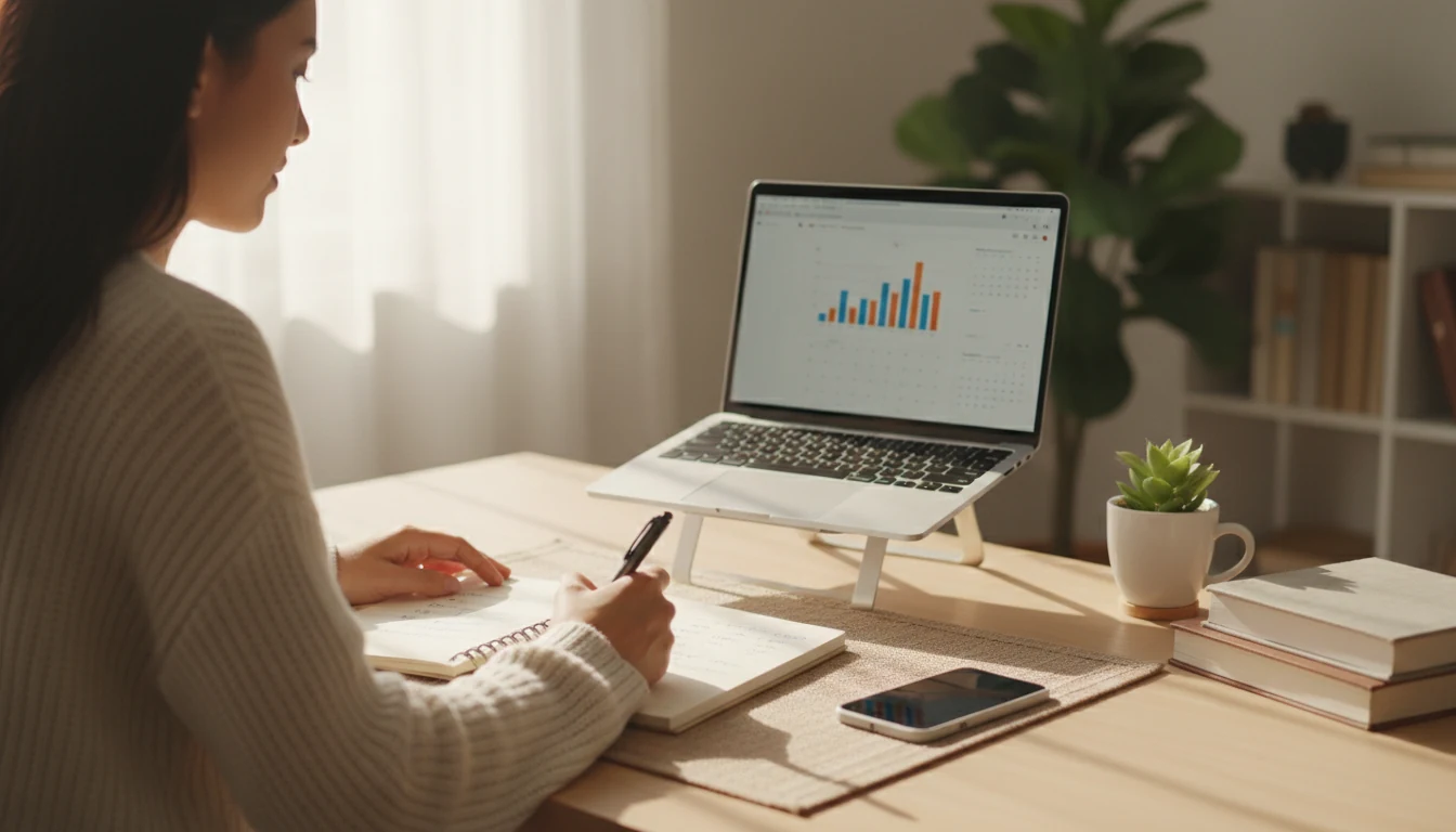 Person at desk with notepad comparing different sportsbook promotional offers