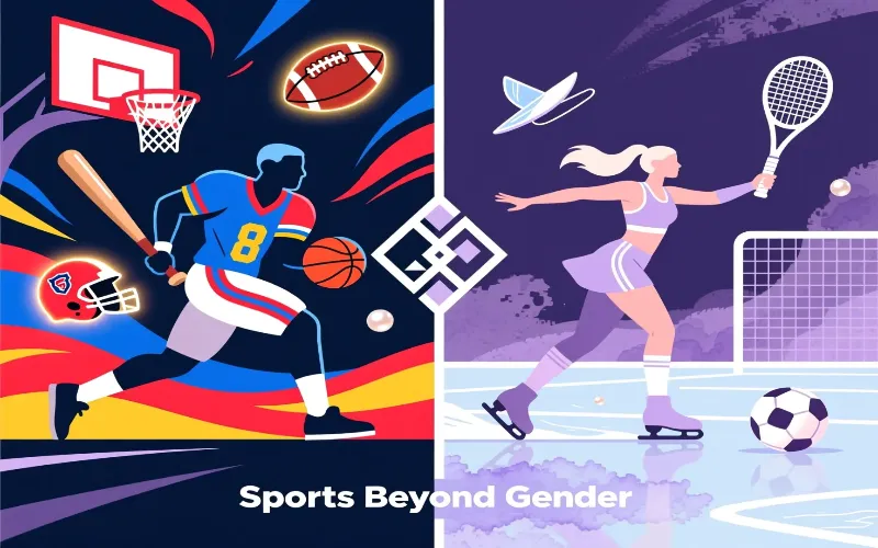 Comparison of sports preferences between women and men bettors showing different sport choices