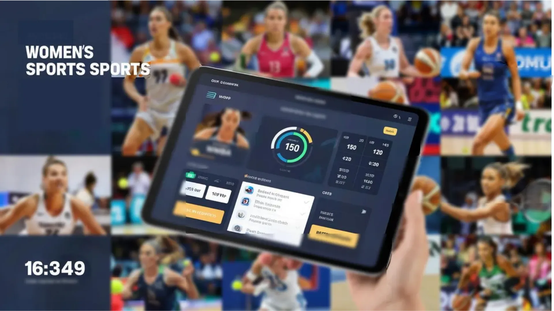 Women's sports betting interface showing WNBA odds and multiple sports including basketball, soccer, and tennis